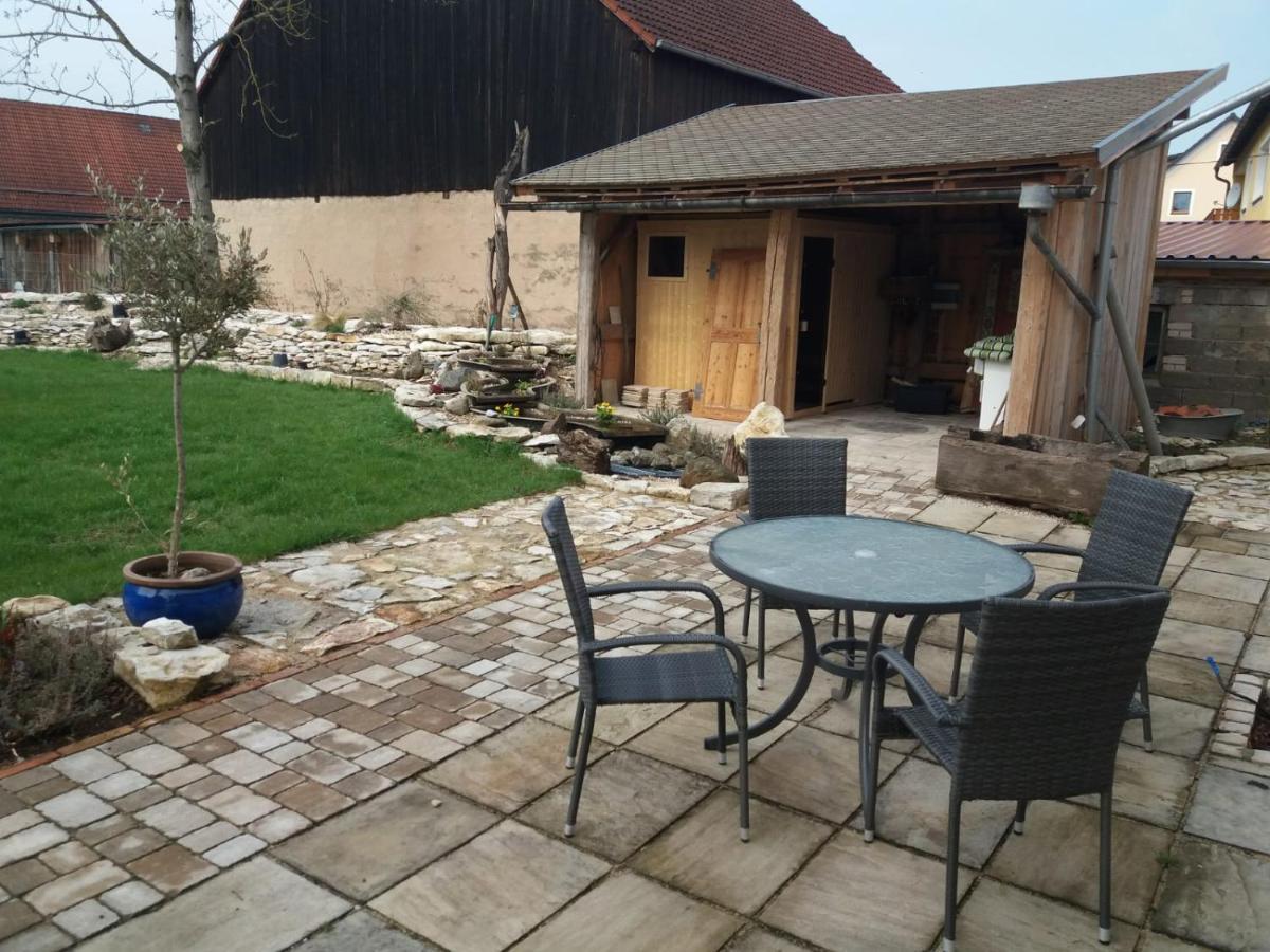 Ferienhaus Villa Kunnibunt Burgsalach Bagian luar foto