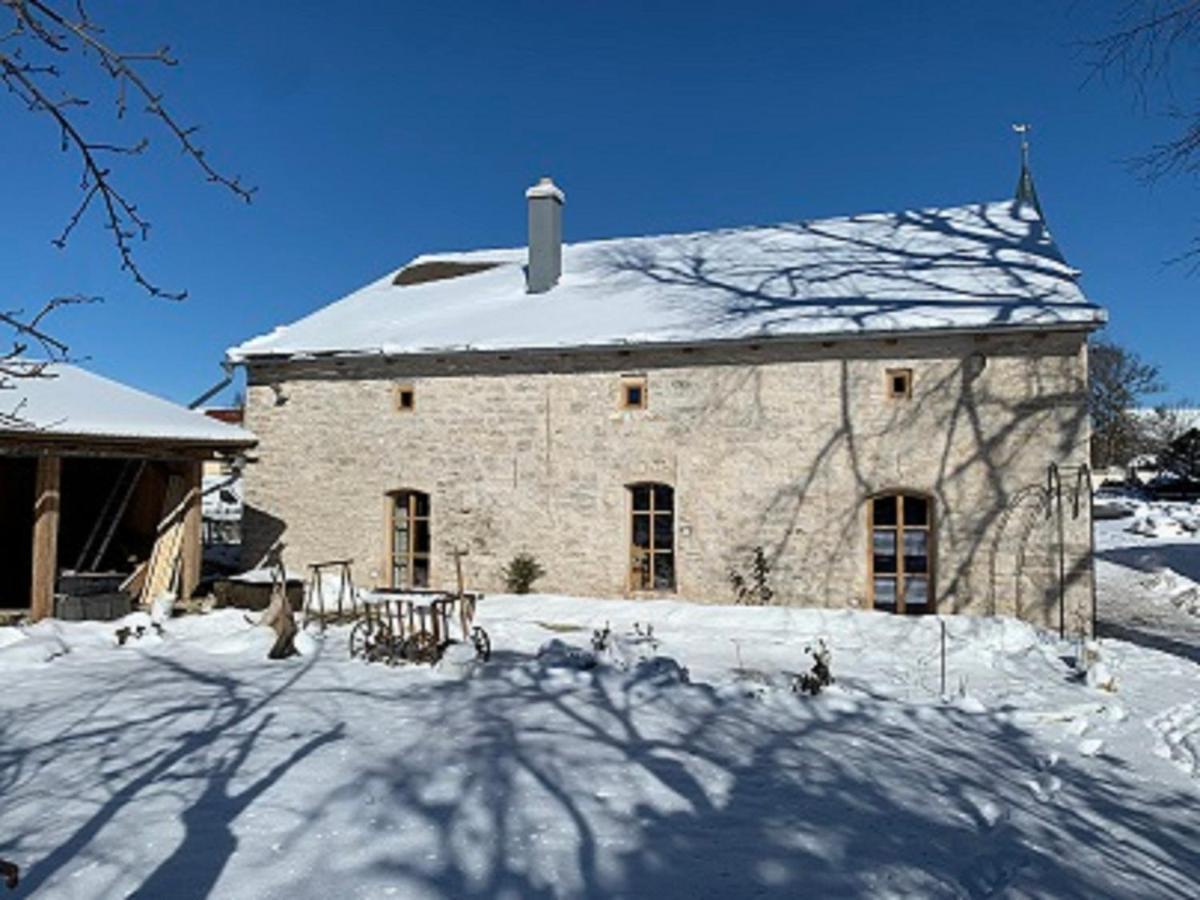 Ferienhaus Villa Kunnibunt Burgsalach Bagian luar foto